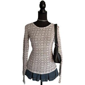 grey aeropostale fitted long sleeve